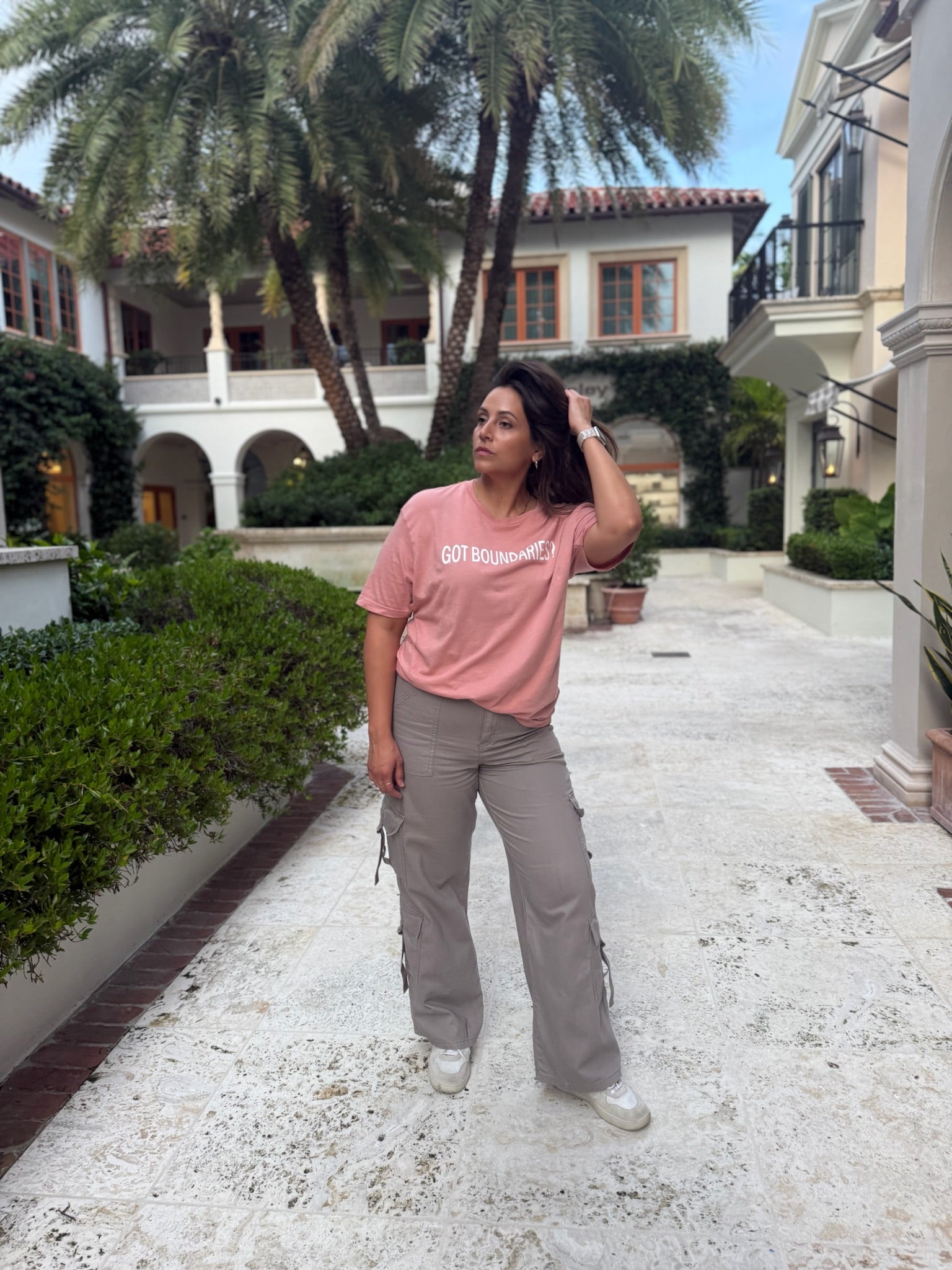 Blush Pink Tee — “Tender Power”