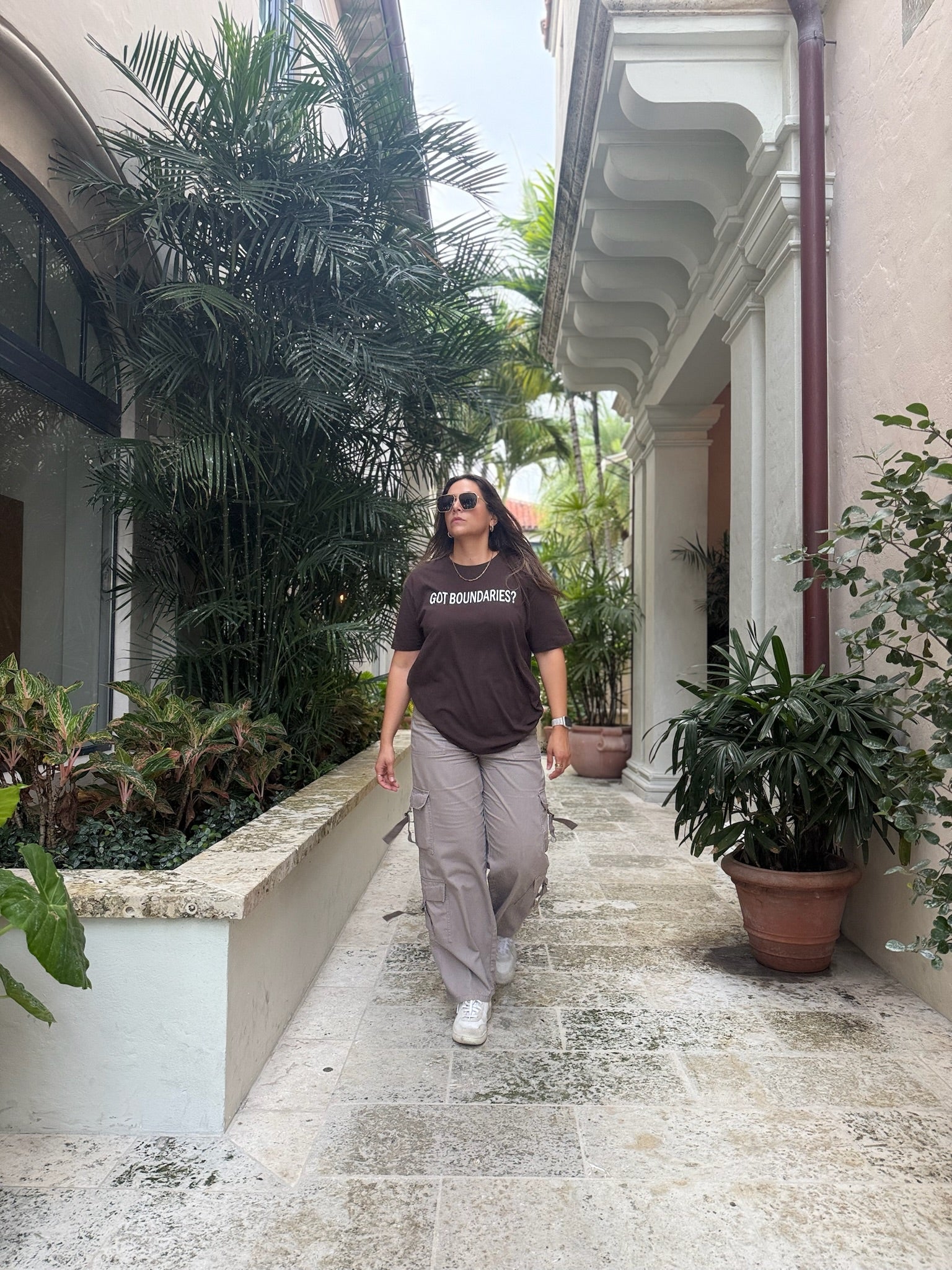 Dark Brown Tee – “Solid Ground”