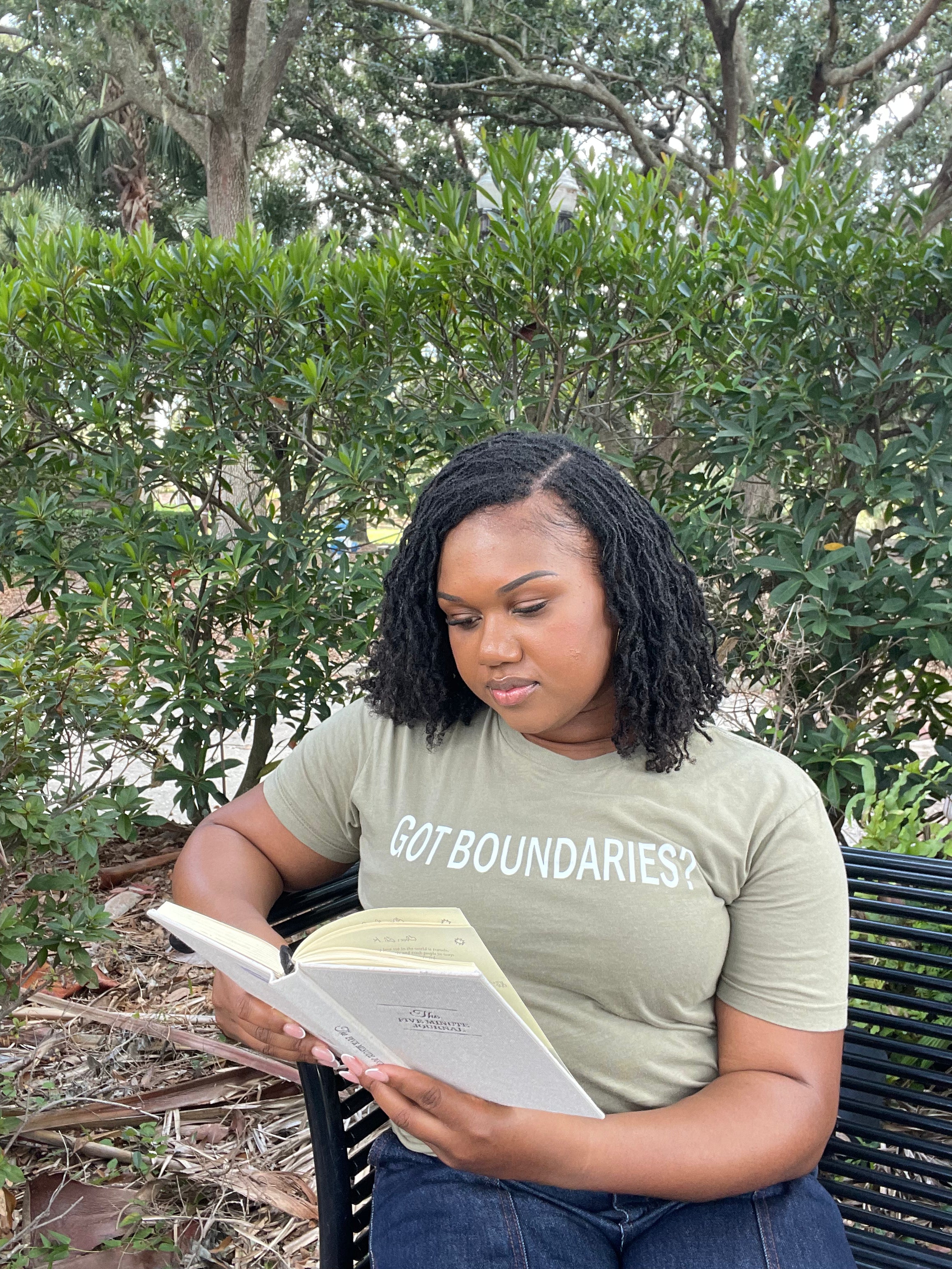 Sage Green Tee — “Rooted Grace”