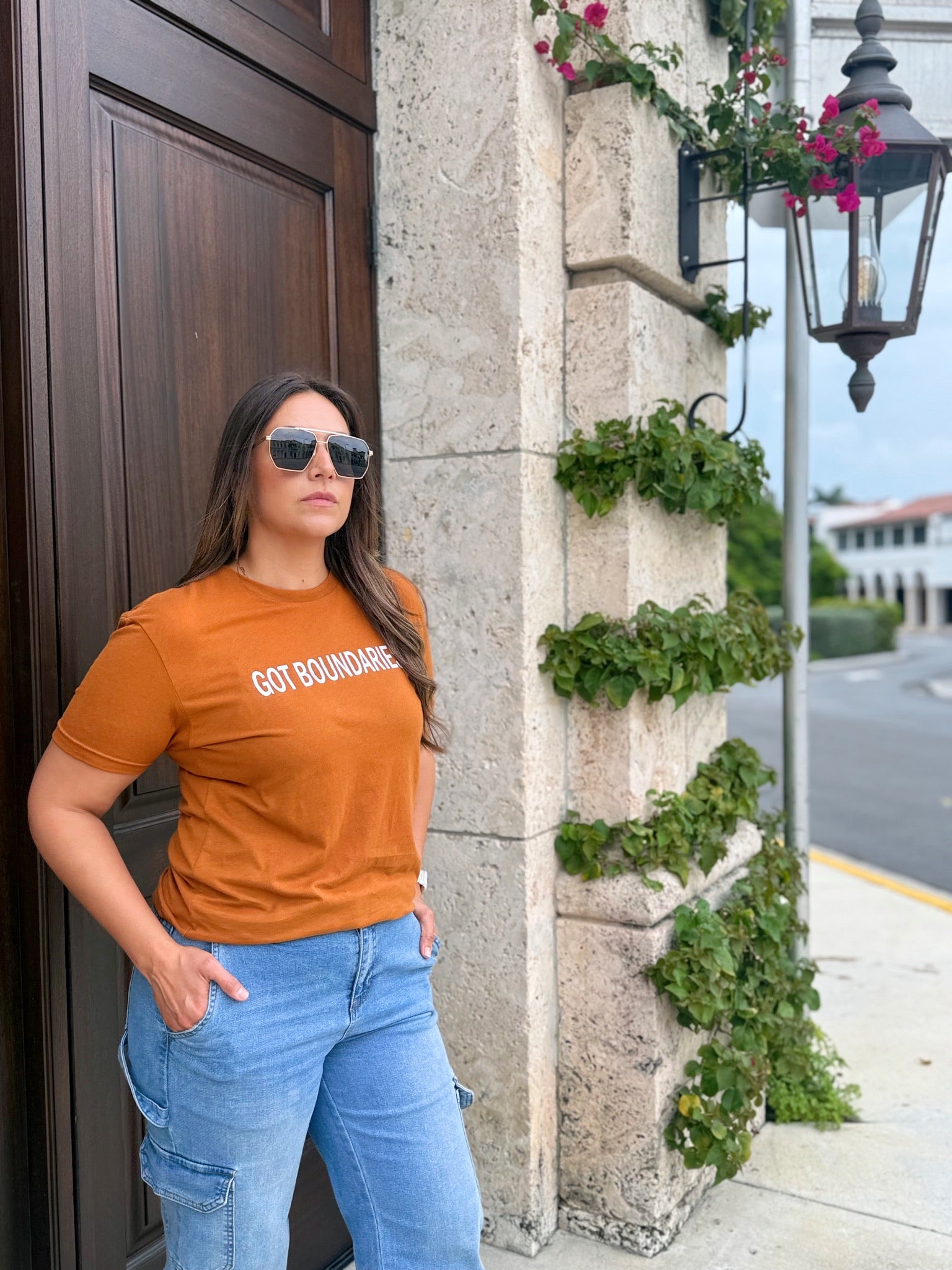 Terracotta Tee — “Grow Through It”